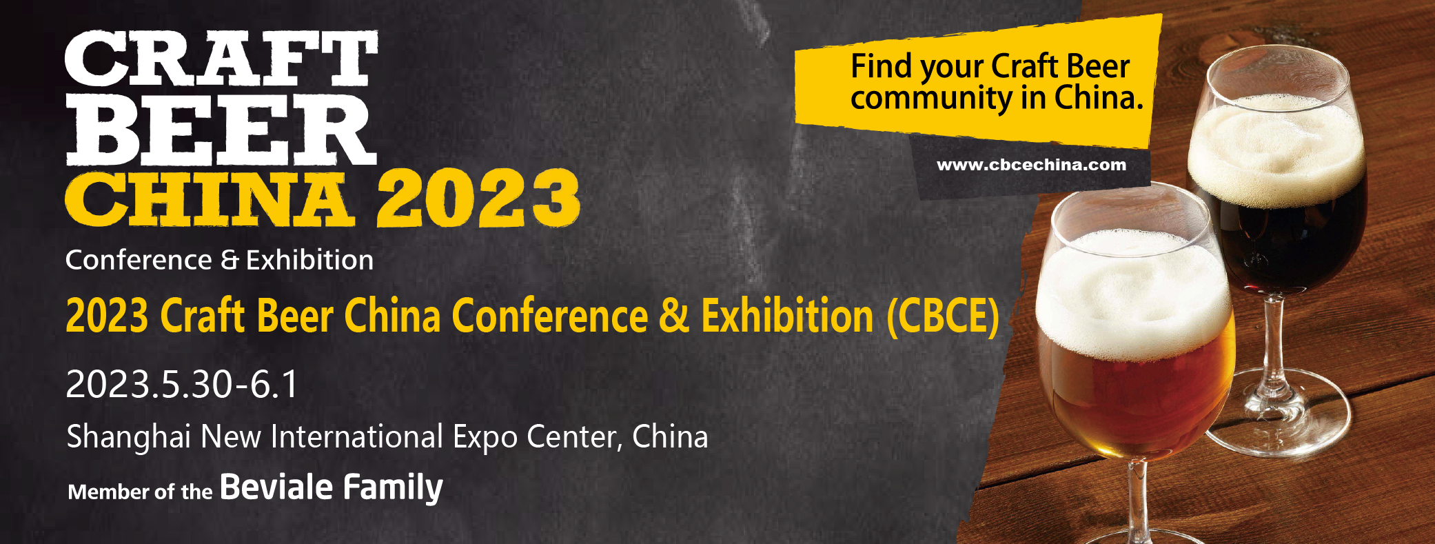 CBCE Craft Beer China Conference & Exhibition , Çin SWEECC Yiyecek Fuarı 2023